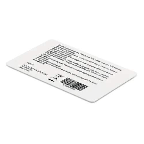 CUSTOS RFID skimmelésgátló kártya Fehér 
