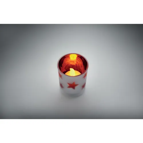 LANDLE LED mécses Piros 