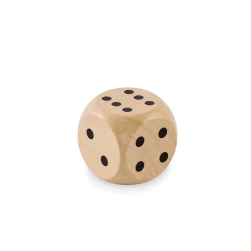 DADIN Schima fa dobókocka 3 cm Barna 