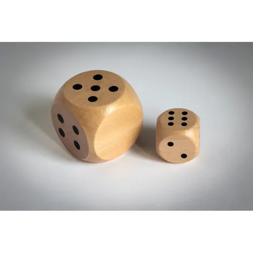 DADIN Schima fa dobókocka 3 cm Barna 