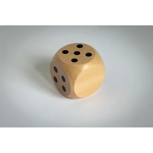 DADO Schima fa dobókocka 5 cm Barna 