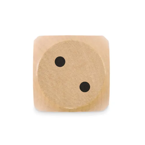 DADO Schima fa dobókocka 5 cm Barna 