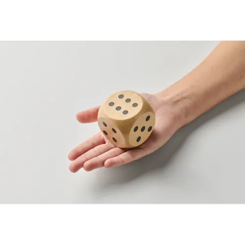 DADO Schima fa dobókocka 5 cm Barna 