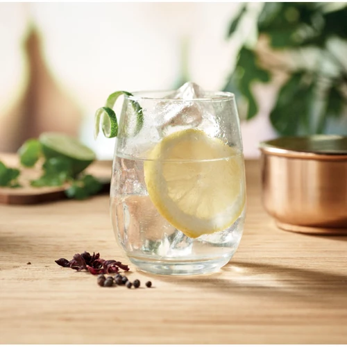DILLY Újrahaszn. üveg pohár 420 ml Áttetsző 