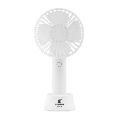 DINI USB ventilátor állvánnyal Fehér 
