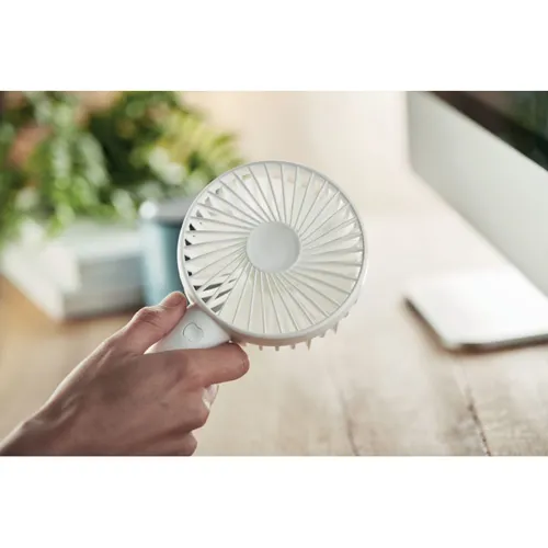 DINI USB ventilátor állvánnyal Fehér 