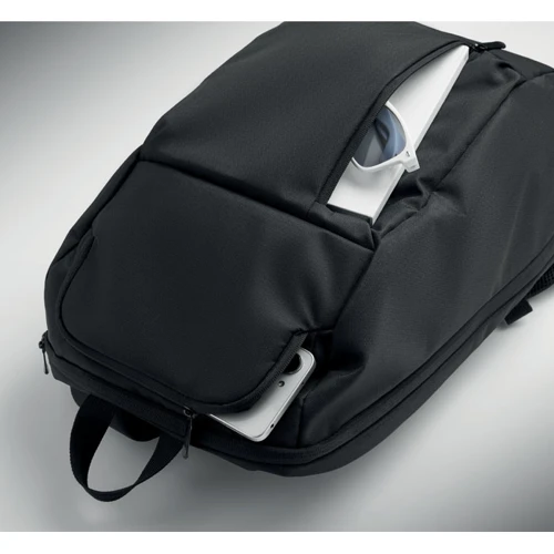 DOHA 15col RPET laptop hátizsák 15l Fekete 