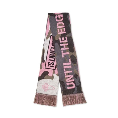 Duplarétegű akril jacquard sál egyedi dizájn szerinti mintával.  