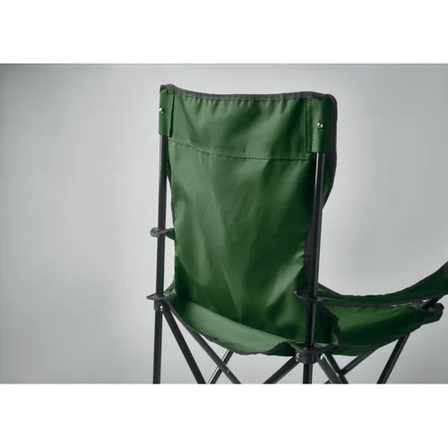 EASYGO Strandszék/kempingszék Sötétzöld 