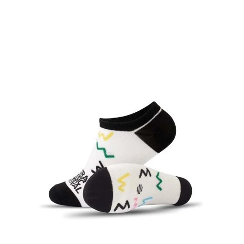 Egyedi dizájn szerinti pamut jacquard titok zokni.  