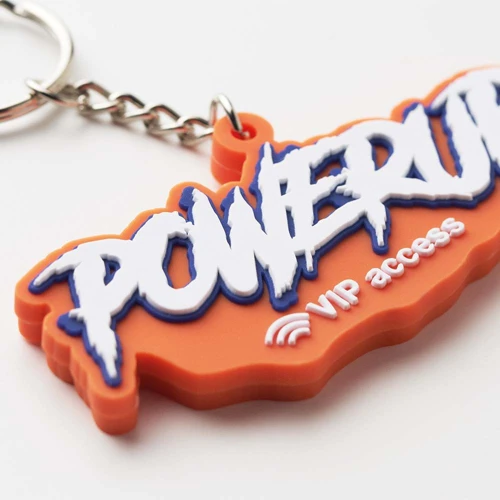 Egyedi PVC gumi NFC kulcstartó az Ön logójával az egyik oldalon.  