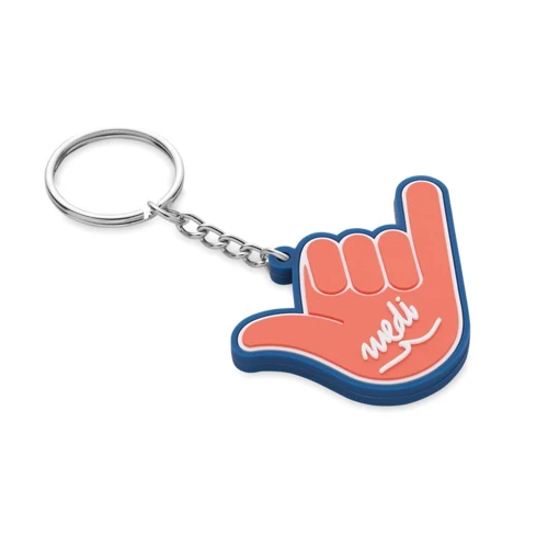 Egyedi PVC gumi NFC kulcstartó az Ön logójával mindkét oldalon.  