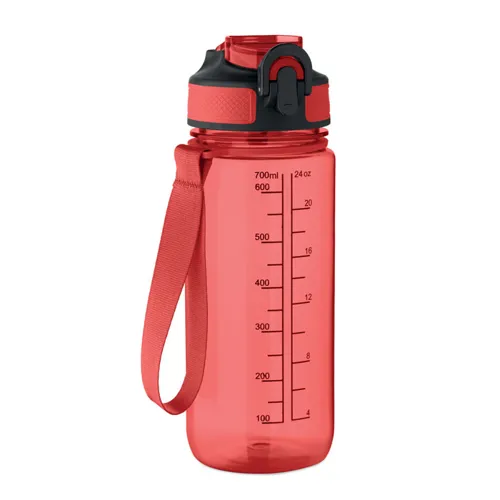 ENKEL Sport palack 700 ml Áttetsző Piros 