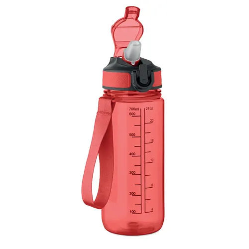 ENKEL Sport palack 700 ml Áttetsző Piros 