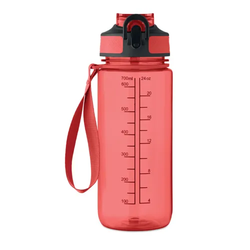 ENKEL Sport palack 700 ml Áttetsző Piros 