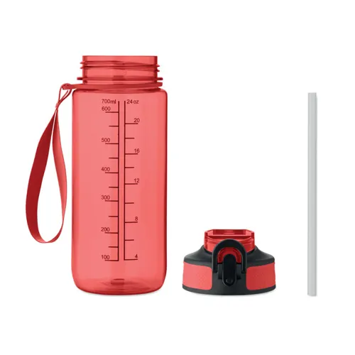 ENKEL Sport palack 700 ml Áttetsző Piros 