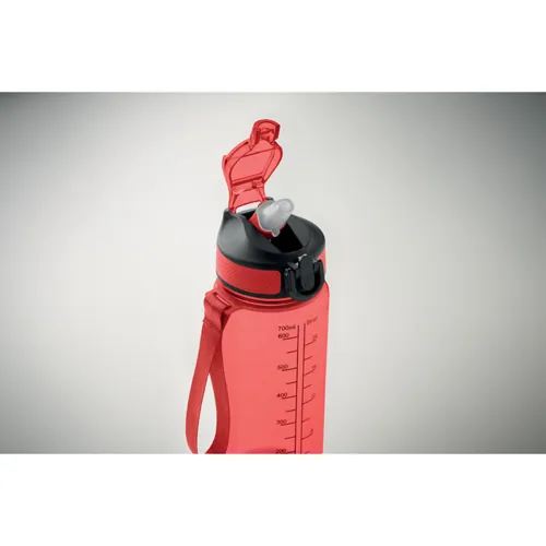 ENKEL Sport palack 700 ml Áttetsző Piros 