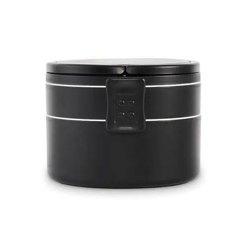 ENSALA PP kétszintes ételdoboz 950 ml Fekete 