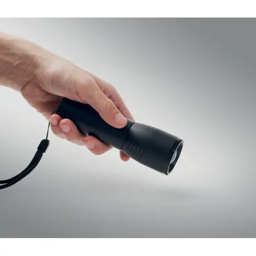 ENTA Kis alumínium LED zseblámpa Fekete 