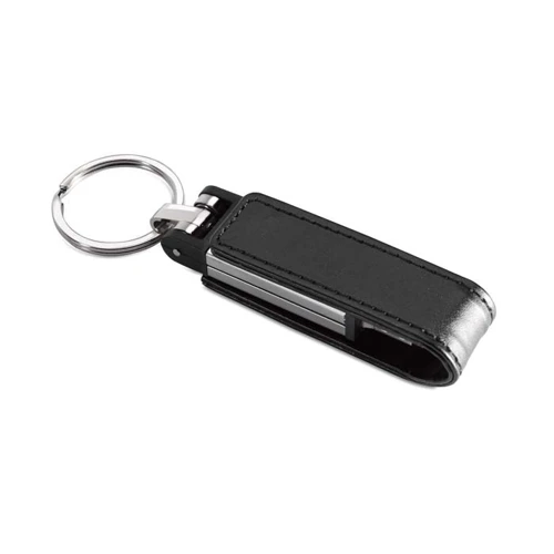 Fém USB pendrive bőr borítással 1-64GB.  