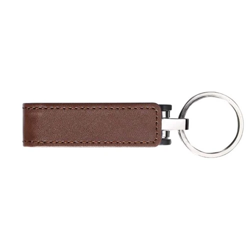 Fém USB pendrive bőr borítással 1-64GB.  