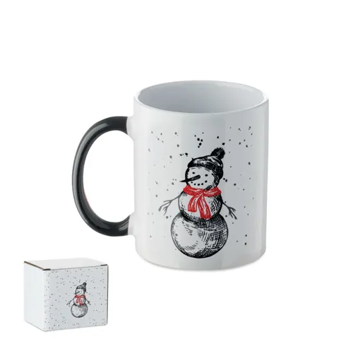 FESTIMUG Karácsonyi kerámia bögre 300ml Fekete 