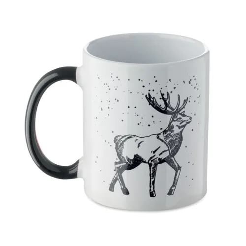 FESTIMUG Karácsonyi kerámia bögre 300ml Fekete 