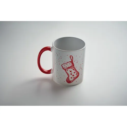 FESTIMUG Karácsonyi kerámia bögre 300ml Piros 
