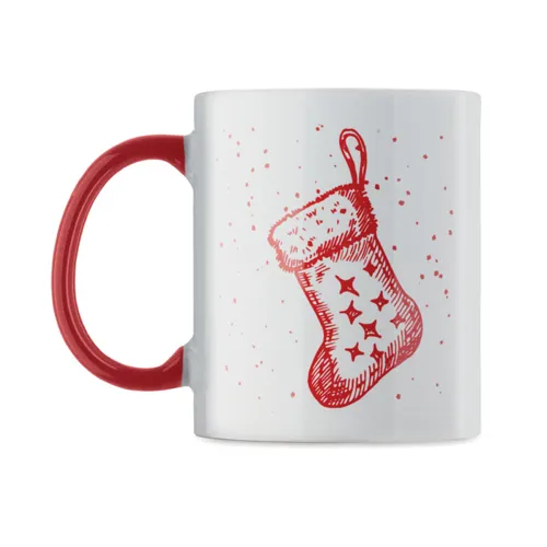 FESTIMUG Karácsonyi kerámia bögre 300ml Piros 