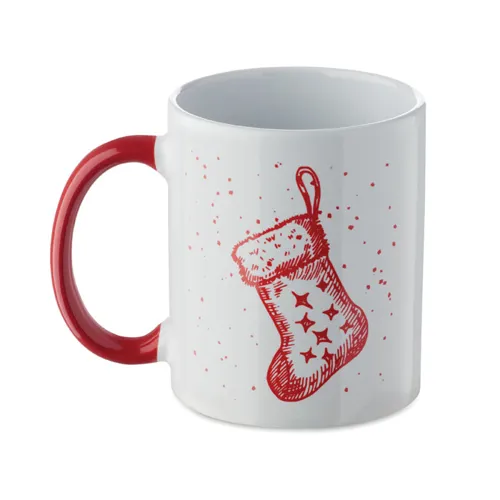 FESTIMUG Karácsonyi kerámia bögre 300ml Piros 