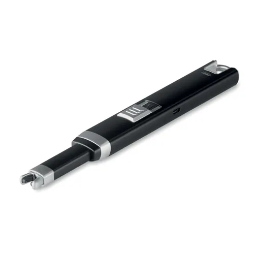 FLASMA PLUS Nagy USB lánggyújtó Fekete 