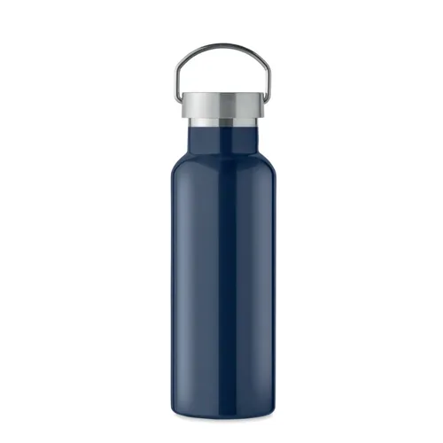 FLORENCE Duplafalú palack 500 ml Francia Tengerészkék 