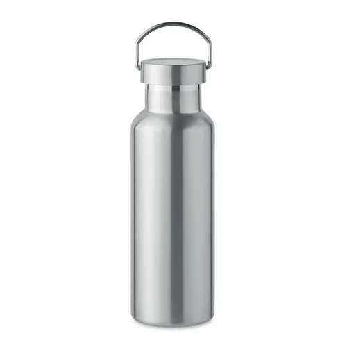 FLORENCE Duplafalú palack 500 ml Matt Ezüst 