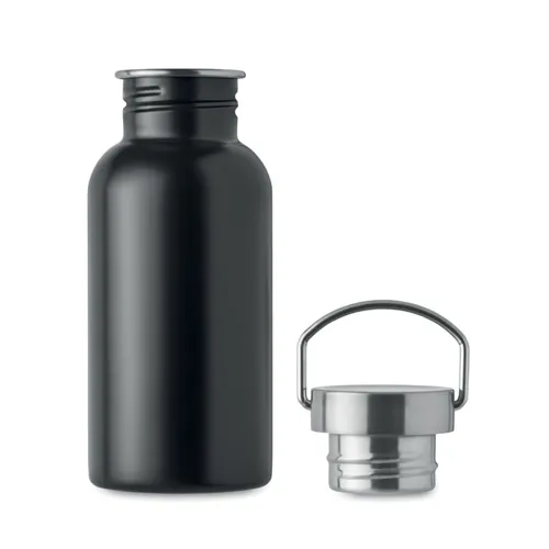 FLORENCE SING Szimplafalú palack 500 ml Fekete 