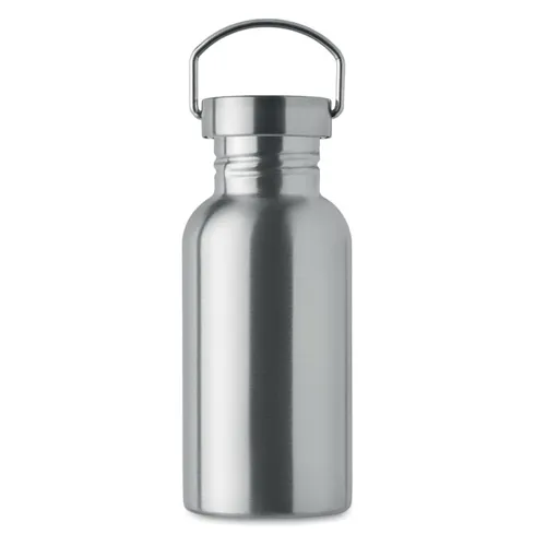 FLORENCE SING Szimplafalú palack 500 ml Matt Ezüst 