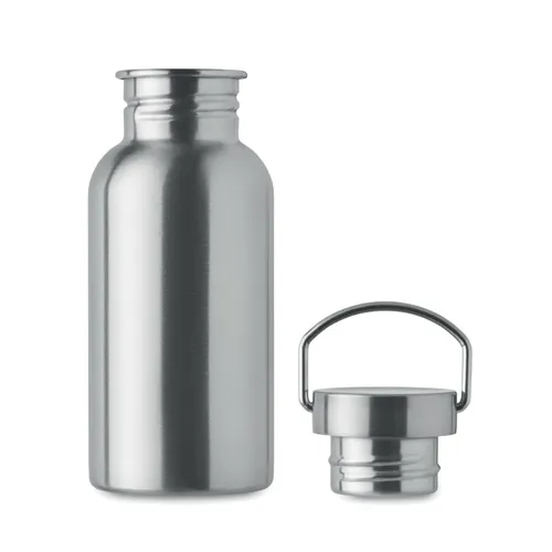 FLORENCE SING Szimplafalú palack 500 ml Matt Ezüst 