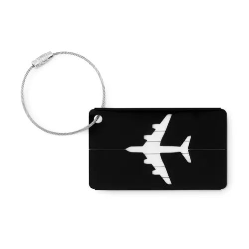FLY TAG Alumínium bőröndcímke Fekete 