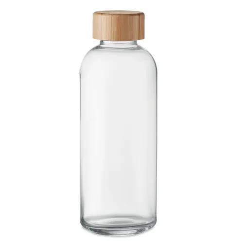 FRISIAN Palack bambuszfedéllel, 650 ml Áttetsző 