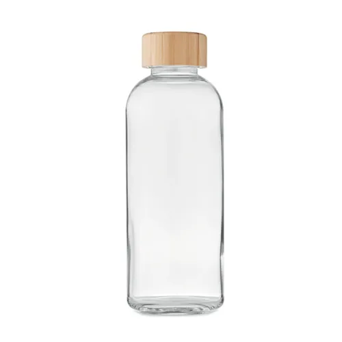 FRISIAN Palack bambuszfedéllel, 650 ml Áttetsző 