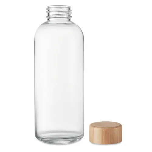 FRISIAN Palack bambuszfedéllel, 650 ml Áttetsző 