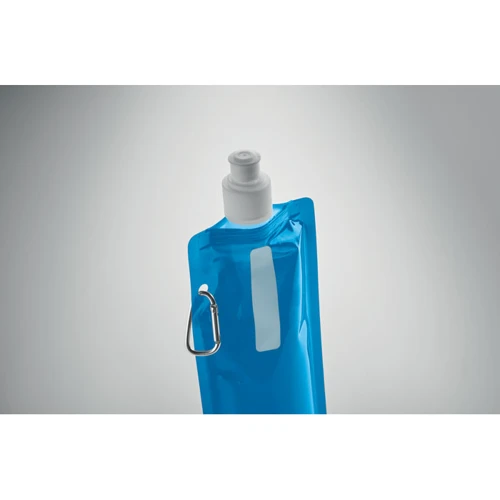 GATES Összehajth. vizes palack 480ml Áttetsző Kék 