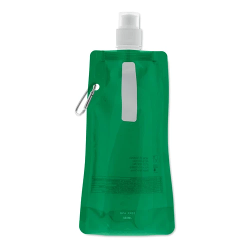 GATES Összehajth. vizes palack 480ml Áttetsző Zöld 