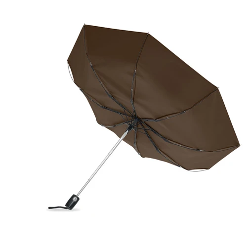 GENTLEMEN ⌀95cm/21″ összecsukható automata szélálló esernyő. Barna 