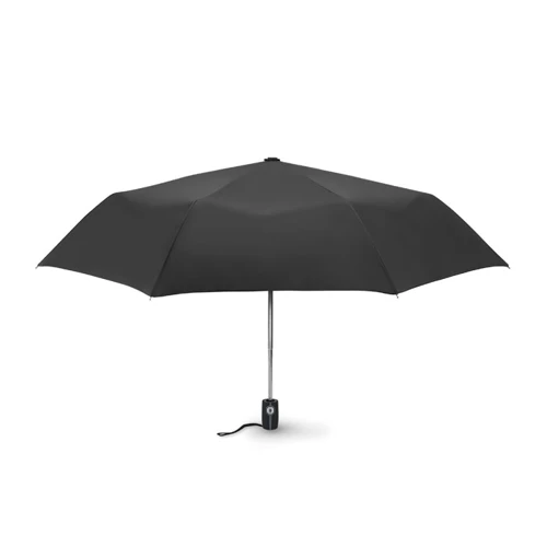 GENTLEMEN ⌀95cm/21″ összecsukható automata szélálló esernyő. Fekete 