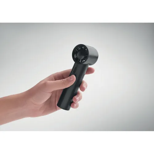 GLACI Mini kézi nagyseb. ventilátor Fekete 