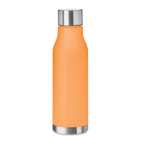 GLACIER RPET RPET palack, 600 ml Áttetsző Narancssárga 