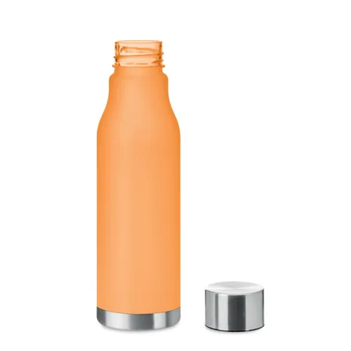 GLACIER RPET RPET palack, 600 ml Áttetsző Narancssárga 