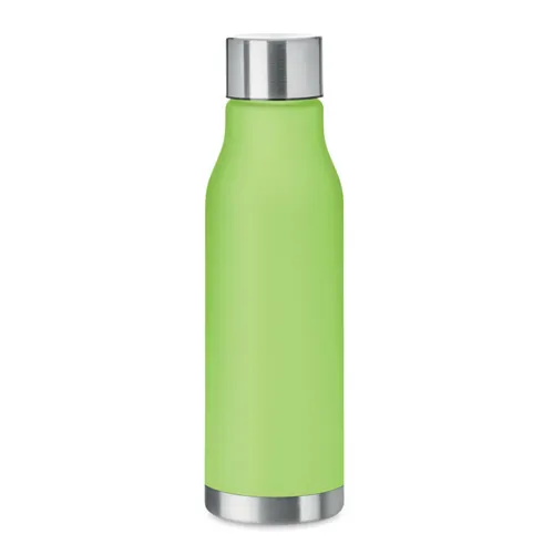 GLACIER RPET RPET palack, 600 ml Áttetsző Lime 