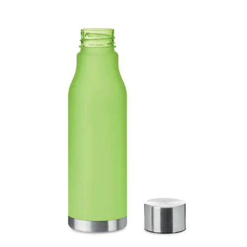 GLACIER RPET RPET palack, 600 ml Áttetsző Lime 