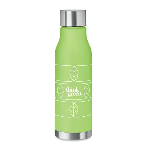 GLACIER RPET RPET palack, 600 ml Áttetsző Lime 